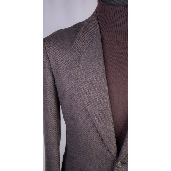 Daniel Hechter Sport Coat Mens 40R Tweed Textured Jacket Blazer Wool 2-Button - Picture 5 of 13